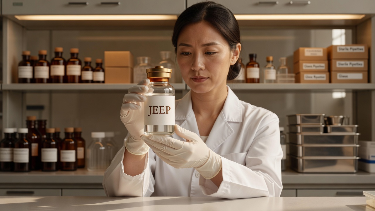 JEEP scientist with tested tablet product